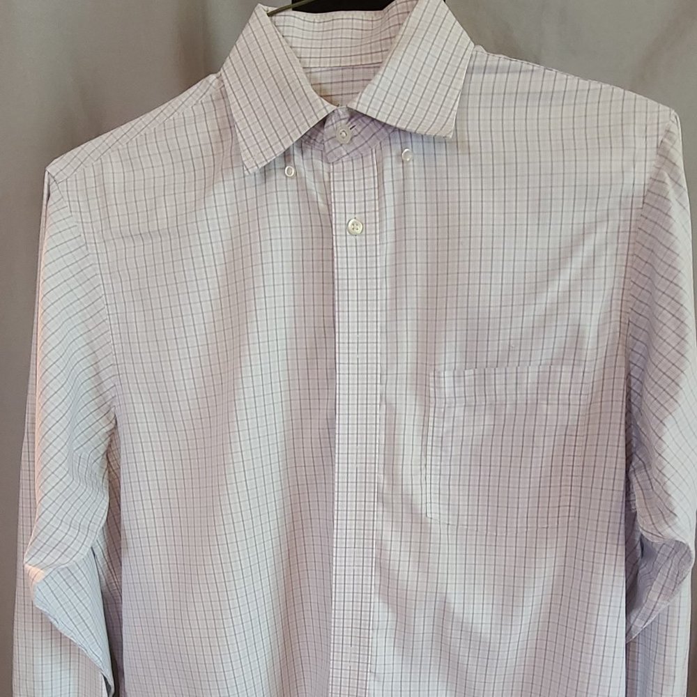Joseph Abboud Men's Window-Pane Dress Shirt